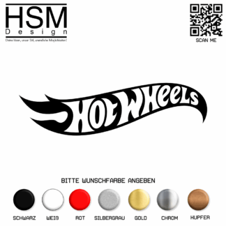 Hot Wheels Aufkleber – 15 cm – kultiger Sticker für Auto, Laptop & Kinderzimmer – wetterfest & UV-beständig – ideal für Fans & Sammler