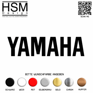 Yamaha Aufkleber – 15 cm – sportlicher Marken-Sticker für Motorrad & Auto – wetterfest & UV-beständig – ideal für Helm, Bike, Laptop oder Werkzeugkoffer
